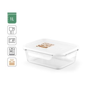 QUORIN. Lunchlåda. matlåda i borosilikatglas 1 L, miniatyr 4
