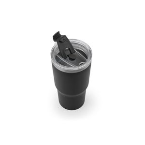 JOYNER M. Kompakt termosmugg i rostfritt stål (91 % återvunnen) med vakuumisolerad dubbelvägg och matt yta, 600 ml, miniatyr 2