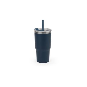 JOYNER M. Kompakt termosmugg i rostfritt stål (91 % återvunnen) med vakuumisolerad dubbelvägg och matt yta, 600 ml, miniatyr 6