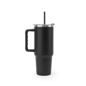 JOYNER XL. Stor termosmugg i rostfritt stål (91 % återvunnen) med vakuumisolerad dubbelvägg och matt yta, 1300 ml, miniatyr 2