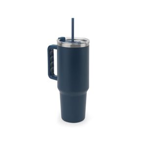 JOYNER XL. Stor termosmugg i rostfritt stål (91 % återvunnen) med vakuumisolerad dubbelvägg och matt yta, 1300 ml, miniatyr 6