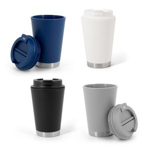 FIGLIOLI. Dubbelväggig, läckagesäker PP-termosmugg, miniatyr 1