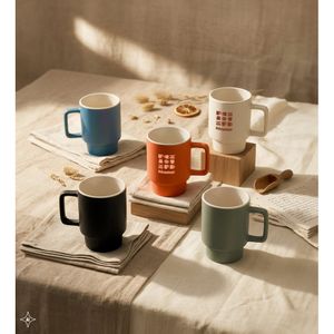 KUERTEN. Keramisk mugg med matt yta, 330 ml, miniatyr 4
