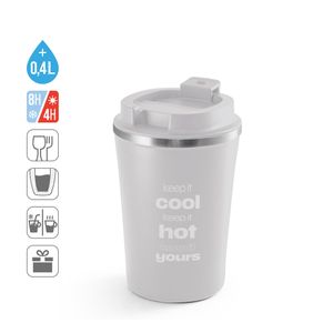 PHELPS CERAMIC. Termosmugg i rostfritt stål med keramisk insida 470 ml, miniatyr 5