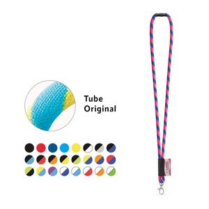 WISBECH. SET Lanyard TUBE Long (Ø 7 mm) med 9 mm grindkarbinhake och Ø 7 mm säkerhetsspänne, miniatyr 1