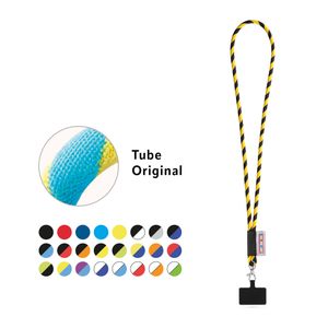 GOSPORT. SET Lanyard TUBE Long (Ø 7 mm) med 9 mm avtryckarkarbinhake och mobiltelefonhållare, miniatyr 1