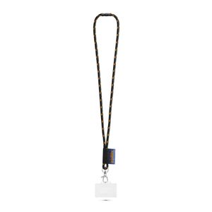 BRIDPORT. SET Lanyard NAUTIC Lång (Ø 7 mm) med 9 mm avtryckarkarbinhake, Ø 7 mm säkerhetsspänne och 91 x 68 mm styv namnskylts-/korthållare, miniatyr 4