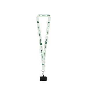 EPSOM. SET Lanyard SUBLIMATION Long II (20 mm) i återvunnen polyester (100 % rPET) med 20 mm karbinhake och mobiltelefonhållare, miniatyr 2