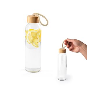 CROSBY. Glasflaska med bambulock, 520 ml, miniatyr 1