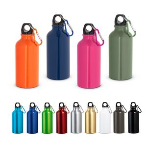 LANDSCAPE S. Sportflaska i aluminium med karbinhake 400 mL, miniatyr 1
