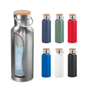 RAGNAR. Rostfri (36% återvunnen) dubbelväggig vakuumisolerad flaska 570 mL, miniatyr 1