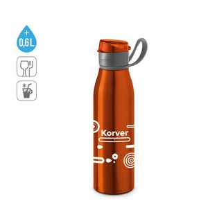 KORVER. Aluminium 650 mL sportflaska, miniatyr 5
