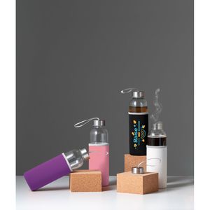 RAISE. Sportflaska av glas och rostfritt stål 520 mL, miniatyr 3