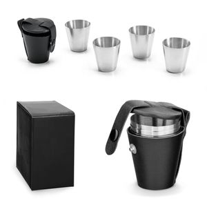 HIMALAYAS. Set med 4 koppar i rostfritt stål 25 ml, miniatyr 1