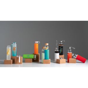 DHABI. Sportflaska av borosilikatglas 380 mL, miniatyr 4