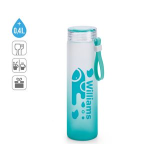 WILLIAMS. Flaska i borosilikatglas och lock AS 470 mL, miniatyr 5
