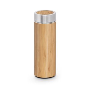 NATUREL. Termoflaska i bambu och rostfritt stål (90 % återvunnet) 430 mL, miniatyr 6