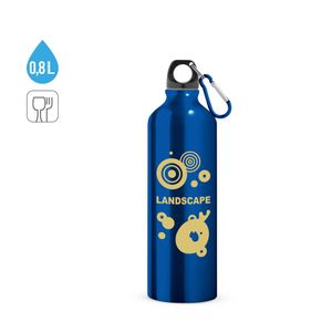 LANDSCAPE L. Sportflaska i aluminium med karbinhake 800 mL, miniatyr 4