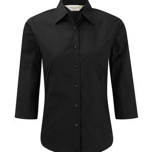 Ladies´ 3/4 Sleeve Easy Care Fitted Shirt, miniatyr 2