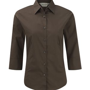 Ladies´ 3/4 Sleeve Easy Care Fitted Shirt, miniatyr 3