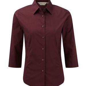 Ladies´ 3/4 Sleeve Easy Care Fitted Shirt, miniatyr 4