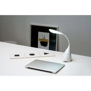 GRAHAME. Bärbar skrivbordslampa med högtalare och 5 timmars batteritid i återvunnen ABS (100 % rABS), miniatyr 3