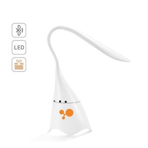 GRAHAME. Bärbar skrivbordslampa med högtalare och 5 timmars batteritid i återvunnen ABS (100 % rABS), miniatyr 4