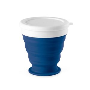 ASTRADA. Silikon och PP hopfällbar mugg 250 mL, miniatyr 2