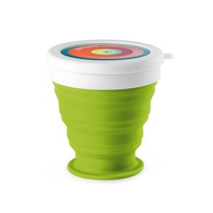 ASTRADA. Silikon och PP hopfällbar mugg 250 mL, miniatyr 3