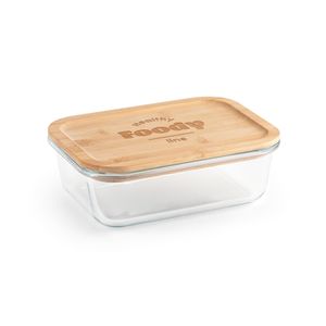 PORTOBELLO. Lunchlåda. Matlåda i borosilikatglas och bambulock 1000 mL, miniatyr 3