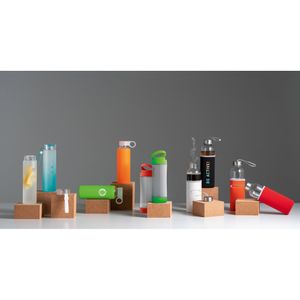 QUINTANA. Sportflaska i glas med PP-lock 390 ml, miniatyr 4