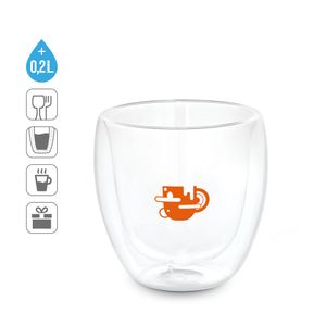 AMERICANO. Borosilikatglas kopp 220 ml, miniatyr 4