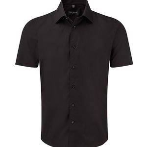 Men´s Short Sleeve Easy Care Fitted Shirt, miniatyr 2