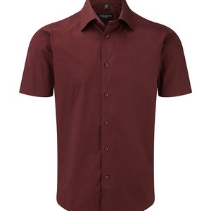 Men´s Short Sleeve Easy Care Fitted Shirt, miniatyr 4