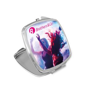 SHIMMER. Dubbel fickspegel i metall, miniatyr 2