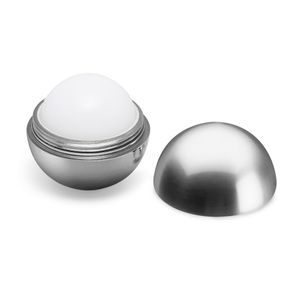 ALBA. Läppbalsam med sfärisk metallisk ABS-förpackning, miniatyr 2