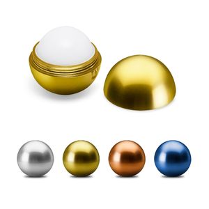 ALBA. Läppbalsam med sfärisk metallisk ABS-förpackning, miniatyr 1