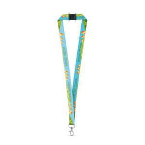 DOVER. SET Lanyard SUBLIMATION Long II (20 mm) i återvunnen polyester (100 % rPET) med 20 mm karbinhake och säkerhetsspänne, miniatyr 4