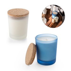 DUVAL. Aromatiskt ljus i glaskopp med korklock 180 g, miniatyr 1