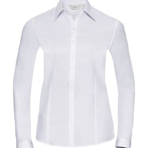 Ladies´ Long Sleeve Herringbone Shirt, miniatyr 1