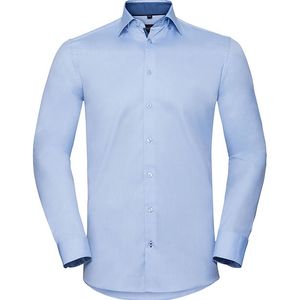 Men´s LS Tailored Contrast Herringbone Shirt, miniatyr 2