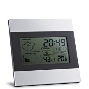 DENE. Skridbords väderstation med aluminium och ABS LCD-skärm, miniatyr 2