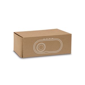 TILLY. Bärbar 3W högtalare med 5 timmars batteritid på bambu och återvunnen ABS (100 % rABS), miniatyr 3