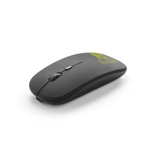 KHAN. Trådlös mus med 500mAh batteri i återvunnen ABS (100 % rABS), miniatyr 4