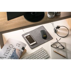 KHAN. Trådlös mus med 500mAh batteri i återvunnen ABS (100 % rABS), miniatyr 5