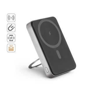 WARSHEL 10. 10 000 mAh magnetisk powerbank med 15 W supersnabb trådlös laddare i återvunnen ABS (100 % rABS) med stativ, miniatyr 5