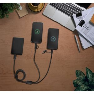 BERTOZZI. Supersnabb 6-i-1 USB-kabel i återvunnen aluminium (20 %) och återvunnen PET (4 %), miniatyr 4