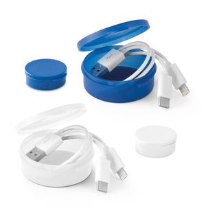 EMMY. 3 i 1 USB-kabel i ABS och PVC, miniatyr 1