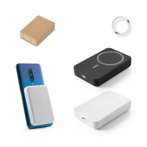 AMPERE 10. 10 000 mAh magnetisk powerbank med 15W supersnabb trådlös laddare i återvunnen ABS (100 % rABS), miniatyr 1