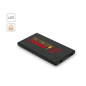 DENNING. 5 000 mAh tunn powerbank i rostfritt stål, miniatyr 5